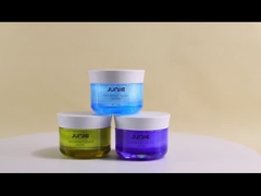 Drukwerk UV-drukwerk 50 ml dubbele wand acryl plastic pot voor body scrub cream