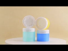 100g 120g op maat gemaakt cosmetische pot lege plastic potten met deksels en plastic dop
