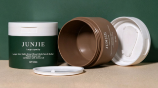 250 ml 300 ml luxe op maat gemaakte flip-schroefdop cosmetische huidverzorging gezichtshaarmasker body scrub crème kunststof