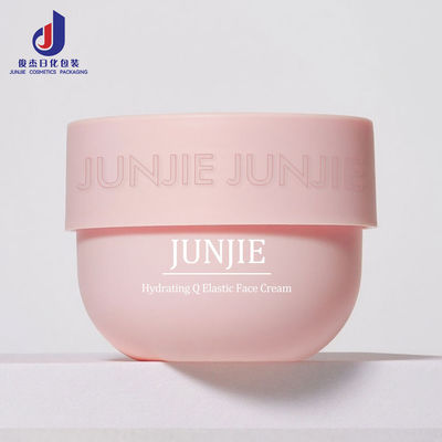 Luxe Plastic Cosmetic Round Wide Mouth Bowl Shape Body Cleanser Butter Scrub Cream Jar 200g Cosmetics Packaging Containers